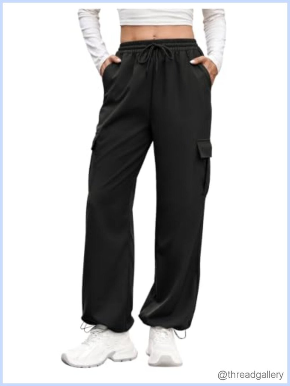 Fleece Lined Hiking Pants Water Resistant Cargo Trousers